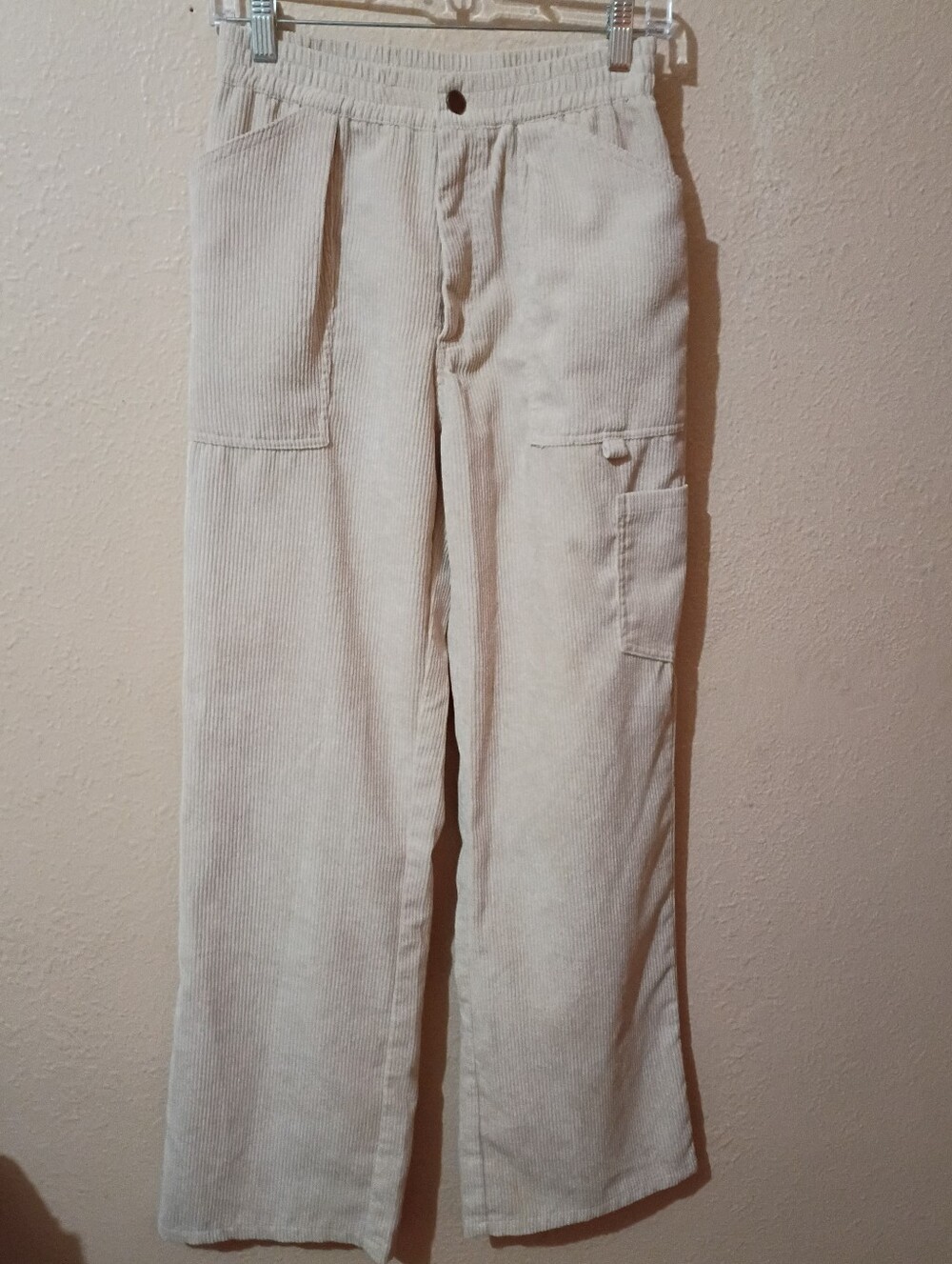 Altard State Size Small Corduroy Utility Pants in Beige